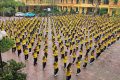 Trường THCS Hòa Hậu – Nam Lý tham gia đồng diễn bài võ Vovinam
